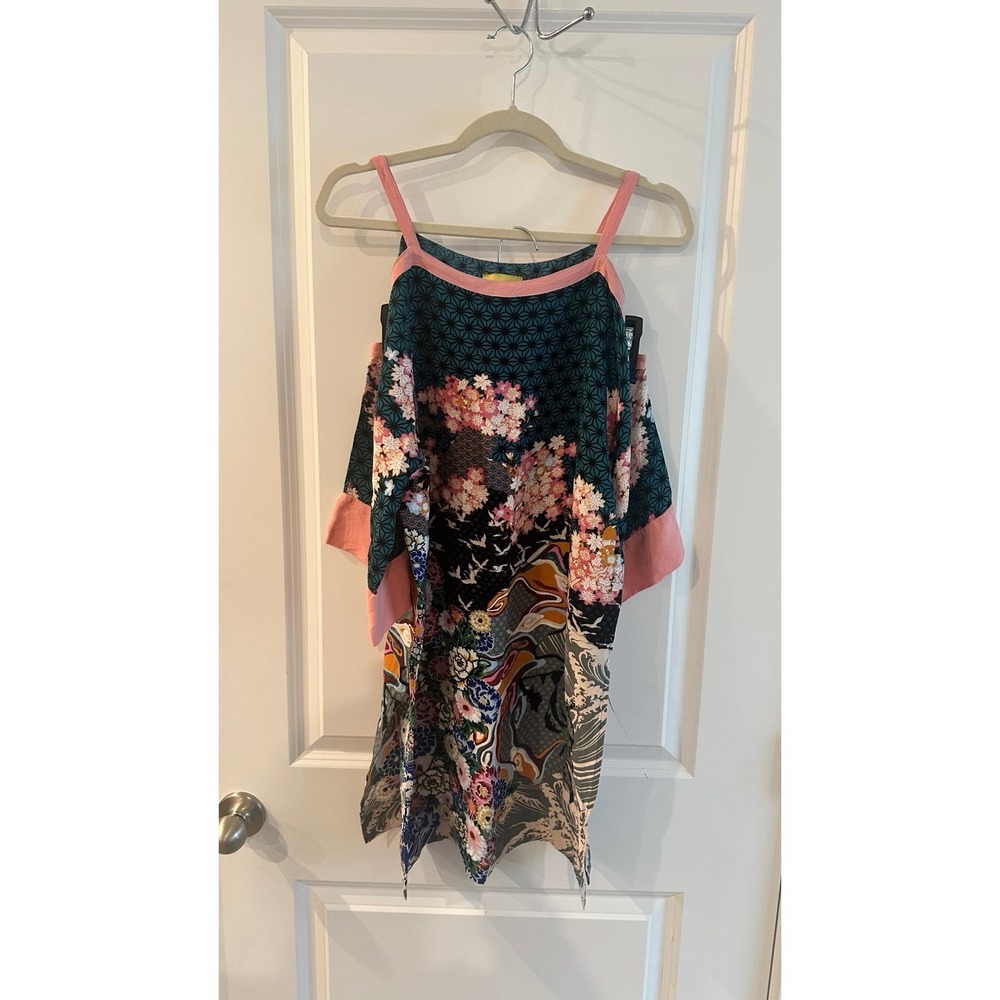 Anthropologie Long Top Dress size S Y2K Hippie BOHO Oriental Inspired